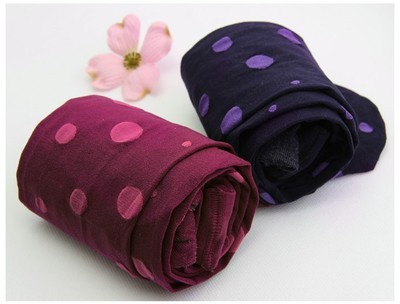 多色彩連褲絲襪廠家直供 高彈大圓點天鵝絨連褲絲襪批發零售指南